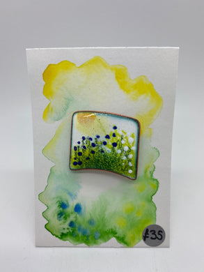 Sally Davis Landscape enamel brooch (Sally)