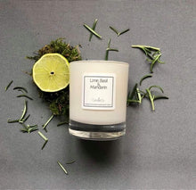 Load image into Gallery viewer, CandleCo Lime basil and mandarin scented candle