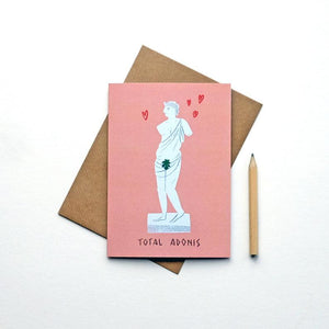 Stephanie Cole Design "Total Adonis" greetings card