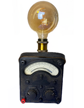 Load image into Gallery viewer, Upcycled AVO electrical meter lamp (RKay)