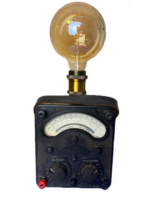 Upcycled AVO electrical meter lamp (RKay)