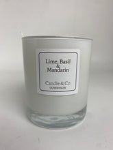 Load image into Gallery viewer, CandleCo Lime basil and mandarin scented candle (CandleCo)