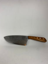 Load image into Gallery viewer, Scratch Knives Damascus Vegetable kitchen knife 16cm long 6.5cm wide (Lees)