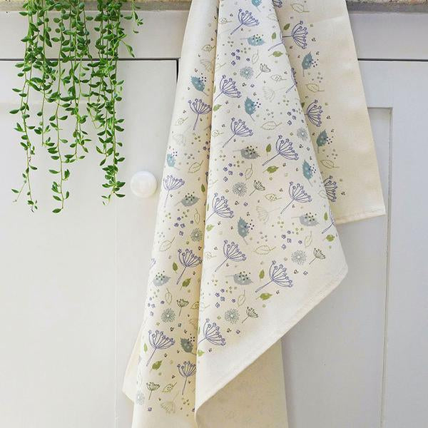 Charlotte Macey Printed cotton tea towel 