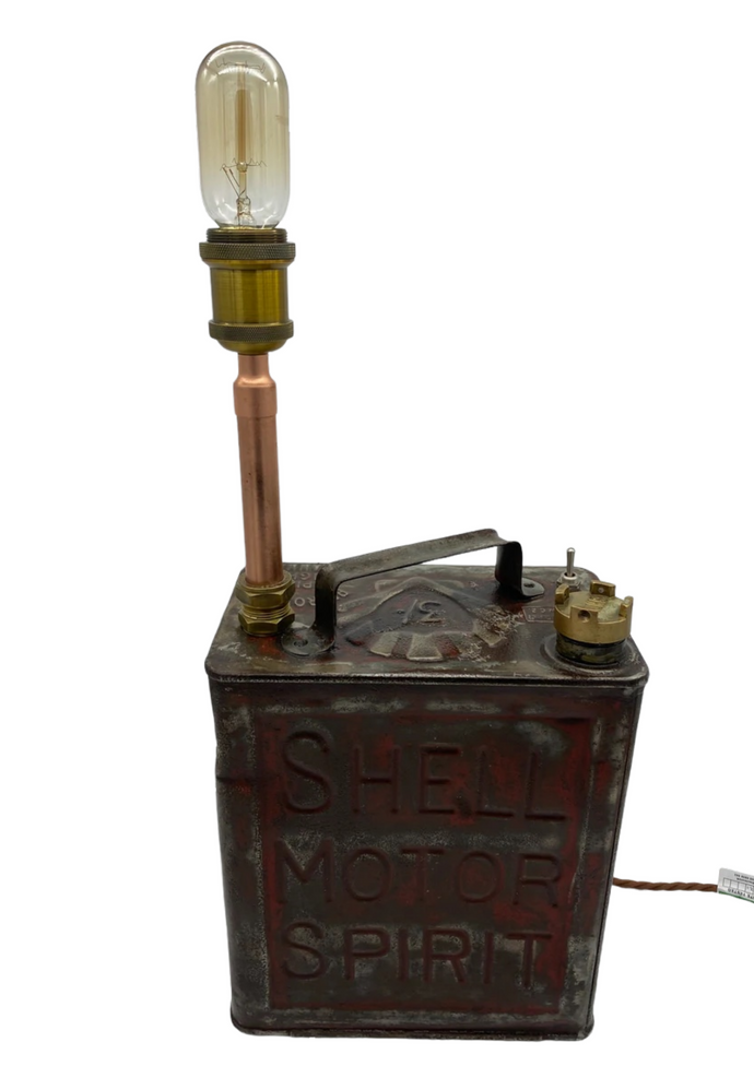 Petrol can lamp (Roy Kay)