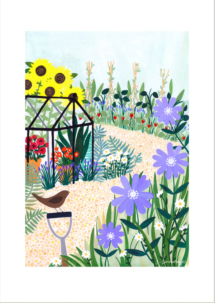 Sian Summerhayes “Gardening “ art print