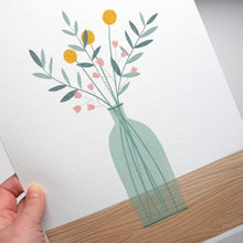 Load image into Gallery viewer, Stephanie Cole Design “Flowers” A4 print