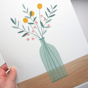 Stephanie Cole Design “Flowers” A4 print