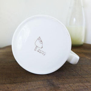 Charlotte Macey "Hens" custard jug (CMT50)