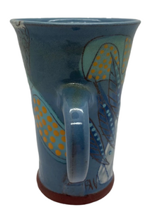 Bridget Williams pottery “micro blue” mug (BW79)