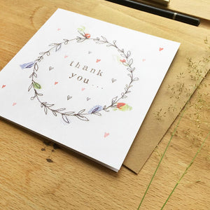 Thank you greetings card (CMT101)