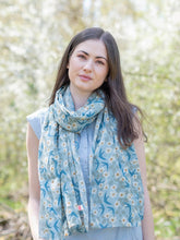 Load image into Gallery viewer, Susie Faulks Swifts cotton scarf 