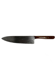 Scratch Knives Damascus kitchen knife 19cm blade (Lees)