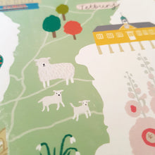 Load image into Gallery viewer, Stephanie Cole Design Cotswolds Map A3 print