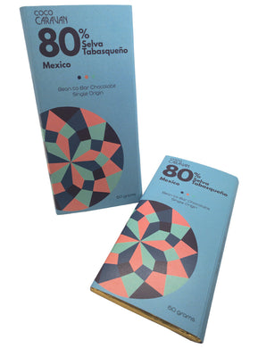 Coco Caravan Selva Tabasqueno Mexico single origin chocolate bar 80%