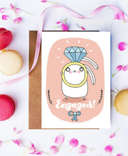 Load image into Gallery viewer, Forever Funny &quot;Engaged!&quot; Greetings card (Anastassia)