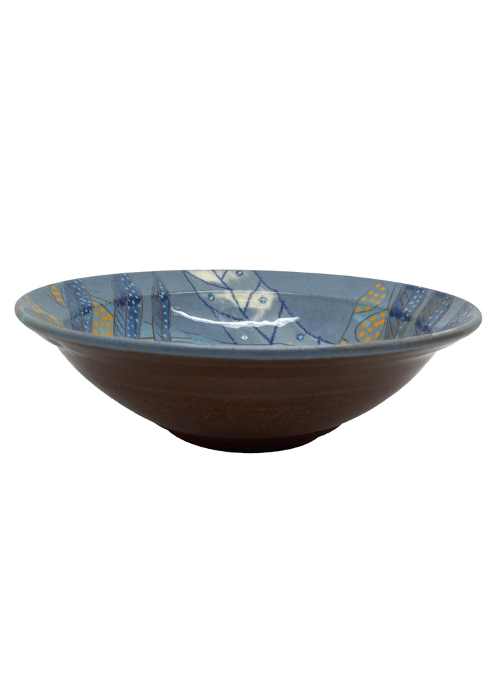 Bridget Williams pottery “micro blue” Cereal bowl (BW47)