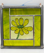 Load image into Gallery viewer, Liz dart stained glass buttercup panel 