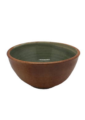 Lansdown Pottery burnt sienna cereal bowl