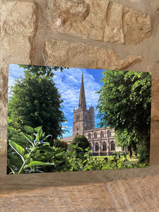 Cotswolds Cards "Burford church" greetings card