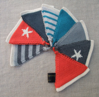 Amanda Hawkins Knitwear Star bunting 