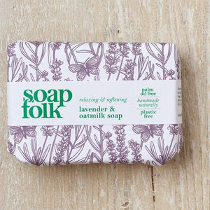 Soap Folk organic lavender and oatmilk soap Stroud 